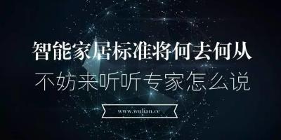智能家居标准将何去何从，不妨来听听专家怎么说