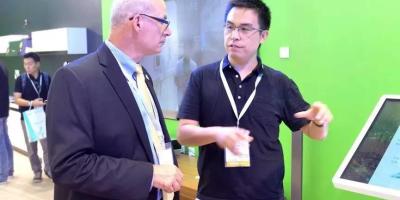 ZigBee联盟战略副总裁Mark Walters参观物联传感智能家居
